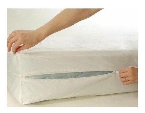 Funda Impermeable Para Colchon Con Cierre 0.80 X 1.90 X0.20 0