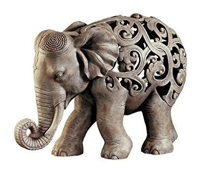 Diseño Toscano Anjan El Elefante Decoracion India Estatua 0