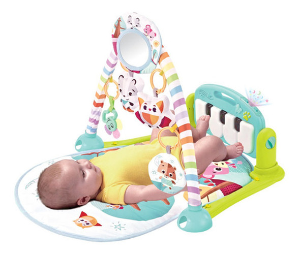 Tapete  Ginásio Musical De Atividades Com Piano E Bluetooth 1