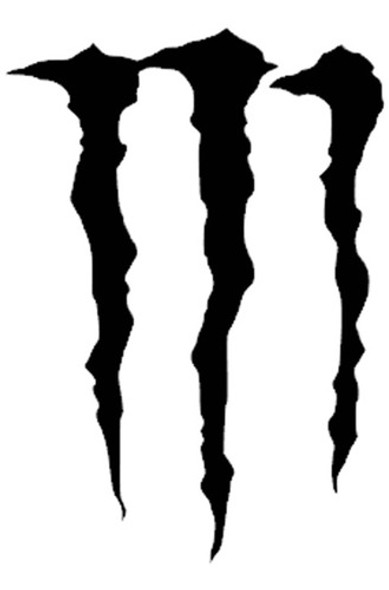 Vinilo Monster Logo Autoadhesivo Auto Skate Deco Souvenir 0
