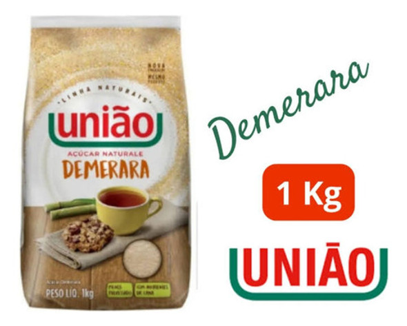 Açúcar Naturale Demerara União 1 Kilo - Kit Com 3 1 Açúcar Naturale Demerara União 1 Kilo - Kit Com 3 1