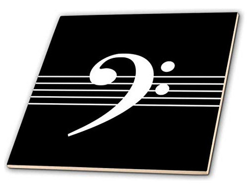 3drose Inspirationzstore Música Arte Diseños  Negro Bajo Cla 0