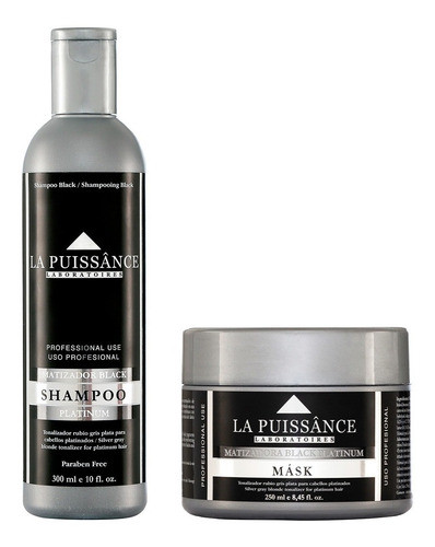 Kit Matizador La Puissance Black Shampoo Mascara 0