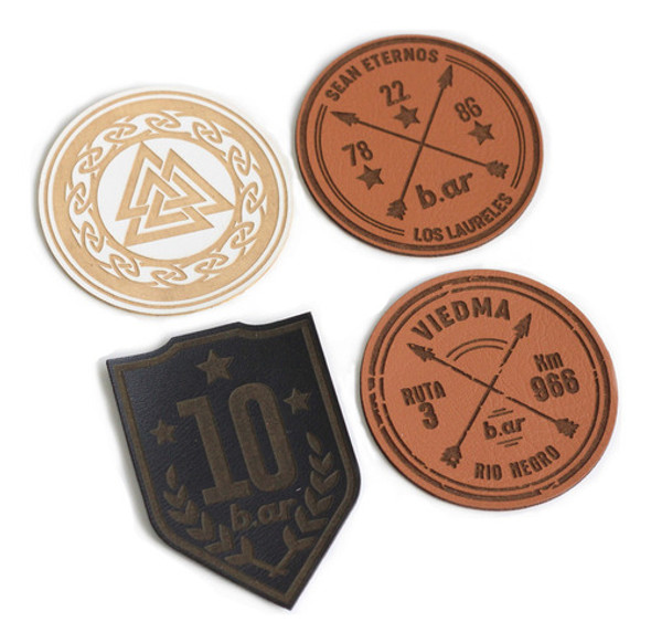 Etiquetas Eco Cuero Personalizadas Orificios X 10u (8x7 Cm) 0 Etiquetas Eco Cuero Personalizadas Orificios X 10u (8x7 Cm) 0