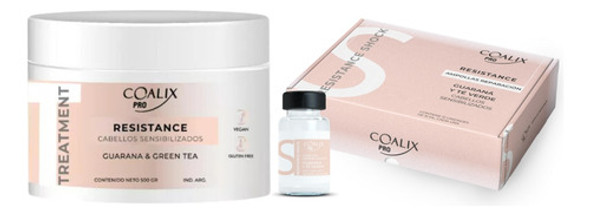 Coalix Pro Resistance Tratamiento 500g + Ampollas Restaura 0