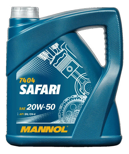 Aceite Mannol Safari 20w50 Mineral 4lts Made In Germany 0