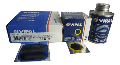 Combo #134 Cemento Solucion Parches Vipal Camaras Cubiertas 0