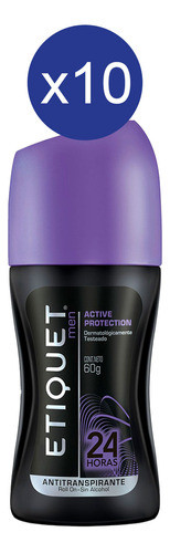 Pack Antitranspirante Etiquet Roll On Active Protection 60 G 0