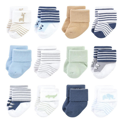 Calcetines De Felpa Unisex Luvable Friends Para Bebés Recién 0
