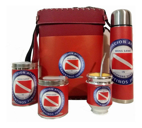 Set Matero Argentino Juniors   Completo Bolso Y Accesorios 0