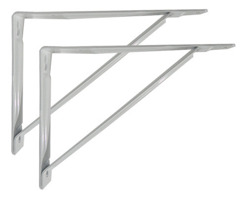 Soporte Estante Mensula Travesaño Sc 250x300 Mm Blanco X Par 0