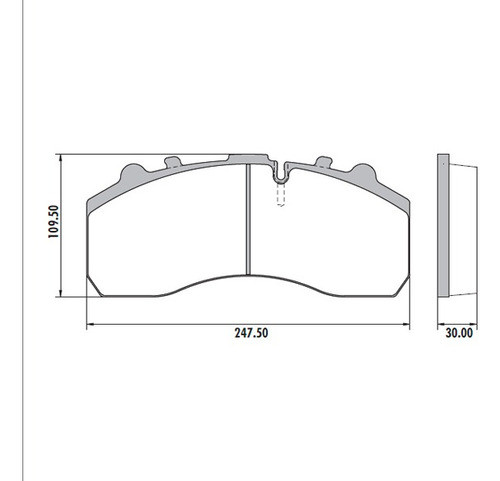Pastillas De Freno Para Scania Series R - P - K 1