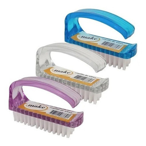 Cepillo Limpia Uñas Acrilico  Make Pack X 6 0