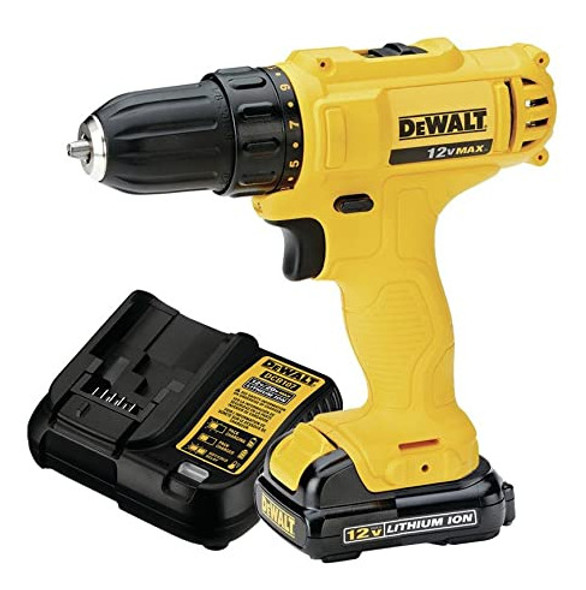 Furadeira Parafusadeira 12v Bateria Biv Dcd700lc1 Dewalt 1
