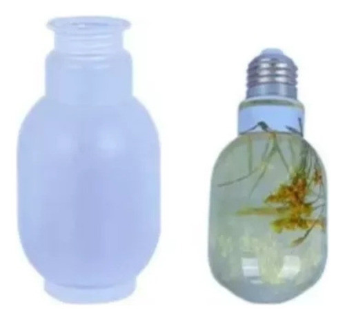 Molde Silicona Foco Lampara Resina Deco Led Oval Vintage 0