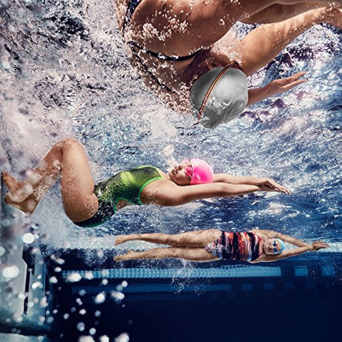 Speedo Unisex-youth Swim Cap Silicone Junior 1