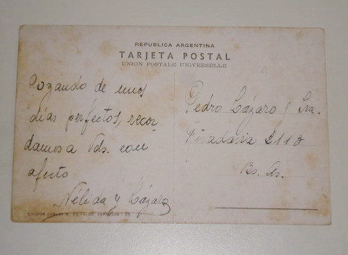 #p Antigua Postal - Mar Del Plata - Nuevo Camino Costanero 1