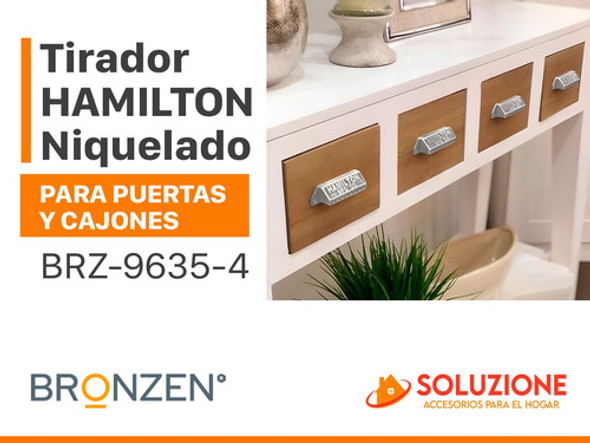 Cubeta Tirador Vintage Hamilton Niquelado Bronzen Premium 1