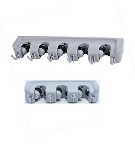 Pack X 2 Escobero Soporte Organizador Para 5 Palos Y 3 Palos 0