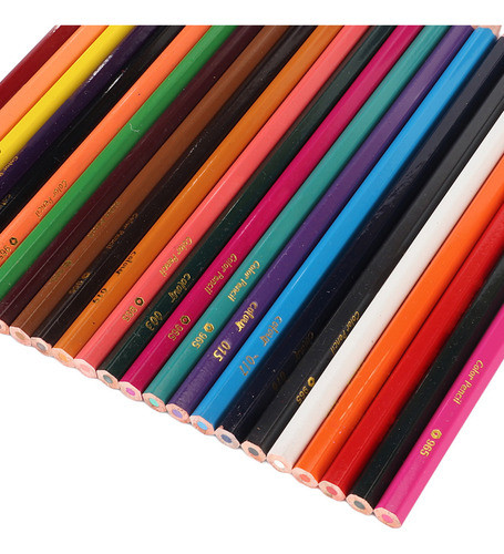 Lápis De Colorir 48 Unidades Coloridas Solúveis Em Água À Ba 0