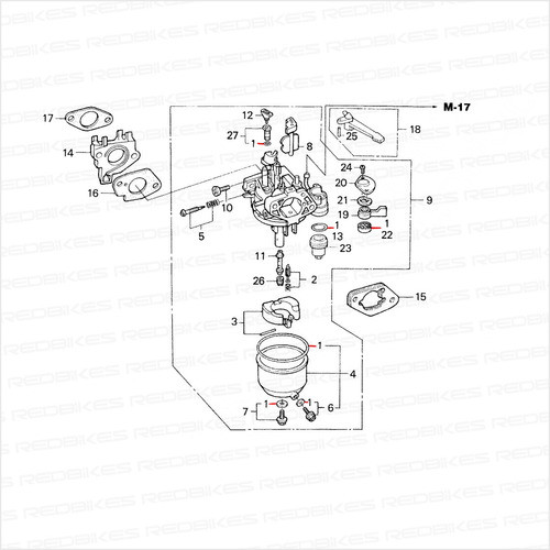 Kit Juntas Carburador Motor Honda Gx 390 Japon Pf 1