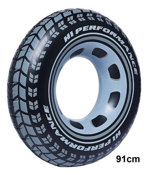 Boia Inflável Pneu Monster Truck 114cm Praia Piscina Intex 1