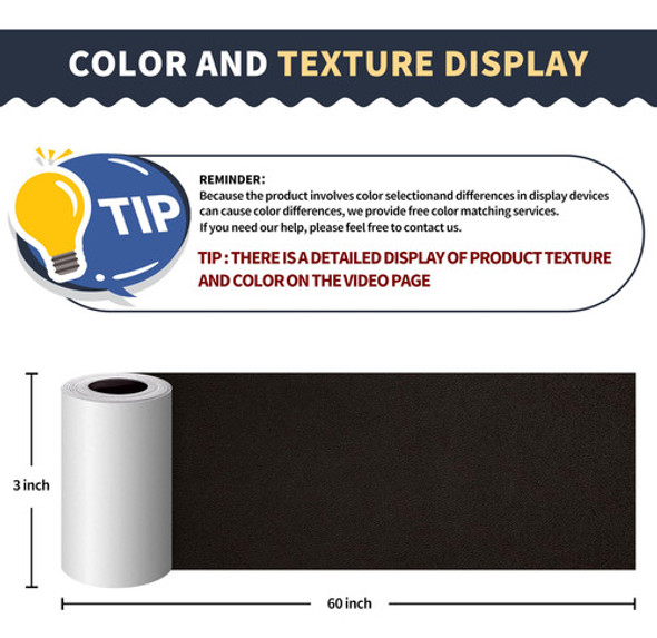 Parche Adhesivo Para Reparacion Cuero 7.5 X 150 Cm / 11 1