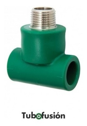 Tee Fusión 20mm Rosca Macho 1/2 Pack X 5 Unidades 0