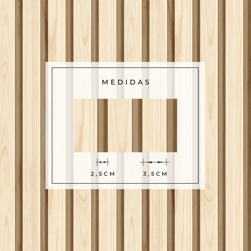 Papel De Parede Imita Ripado Claro Madeira Quarto Sala 3m 1