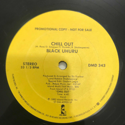 Lp Mix Reggae- Black Uhuru ( Chill Out ) 0