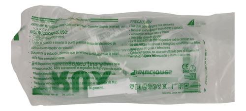 Guías Set De Infusión Microgotero V17 Suero S/aguja X 10 U 1