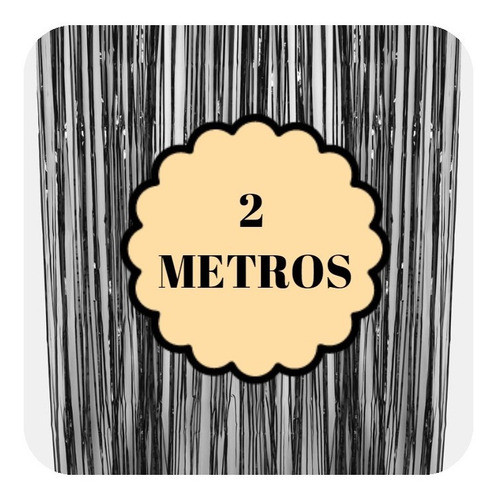 2 Cortina De Franja Preta 2x1m Decor Fest Halloween Carnaval 0