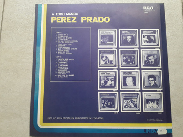 Perez Prado - A Todo Mambo N 5 - Lp Vinilo / Kktus 1