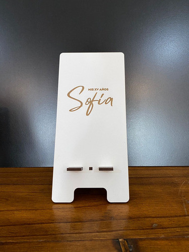 Soporte Celular  Mdf Plus- Grabado Personalizado 1