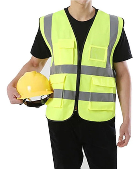 Colete Refletivo 10 Uni Segurança Epi Obra Sinalizador 1 Colete Refletivo 10 Uni Segurança Epi Obra Sinalizador 1