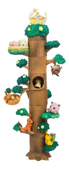 Set X8 Pokemon Tree 5-8cm / Pikachu Jirachi Eevee 0