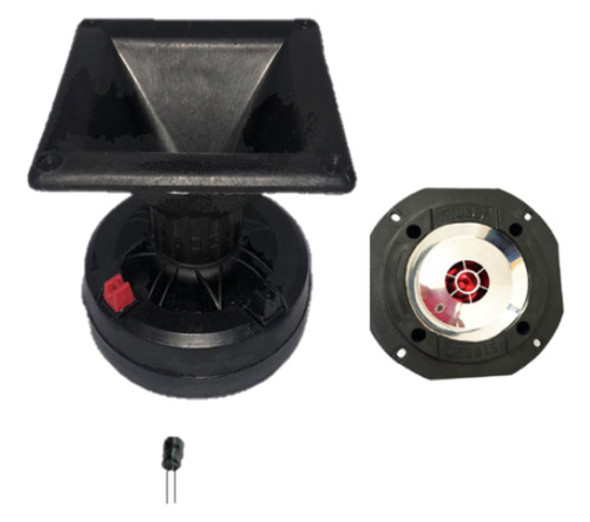 Kit 1 Driver Corneta Lc150 E  1 Tweeter Piezzo 240 W + Cap 0