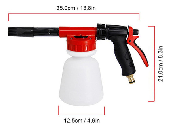 Pulverizador De Mangueira Com Pistola De Espuma Para 1