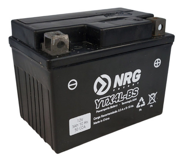 Bateria Ytx4l-bs Nrg Biz 105 G90 Tuamoto 0
