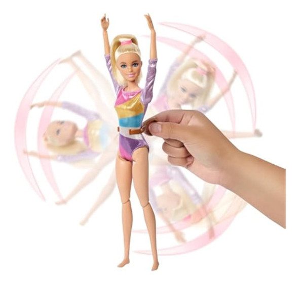 Barbie Muñeca De Gimnasia Y Accesorios, Juego Con 1