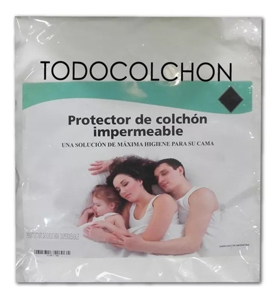 Cubrecolchón Impermeable 1 Plaza  Ajustable Hasta 30 Cm Alto 0