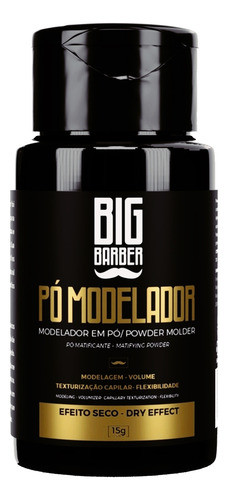 Pomada Em Pó Modelador Big Barber 15g Texturizador Capilar 0