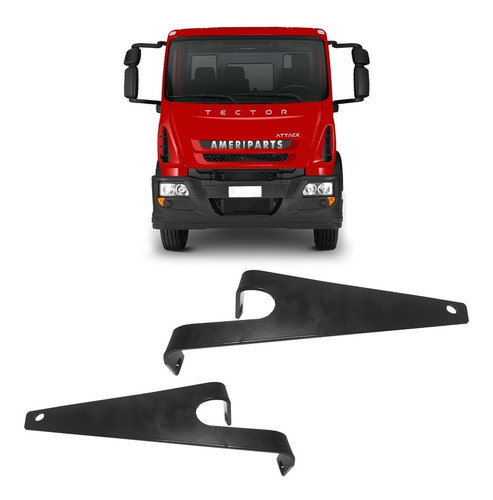 Par De Reforço Estribo Escada L.d Caminhão Iveco Tector 0