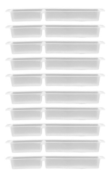 10 Peças Alimentador De Abelha Mel Apicultor 1,5 Kg 0