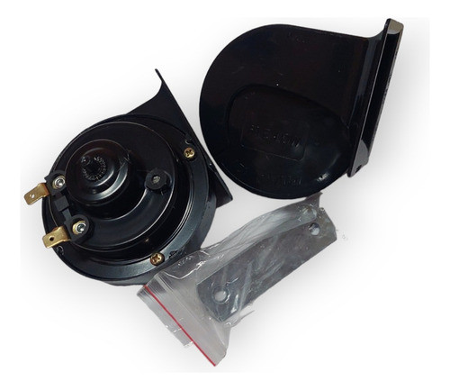 Juego Bocina Caracol 12v Auto Camioneta 2 Tonos Kit X2 0