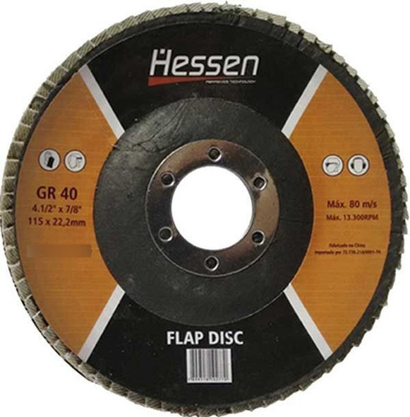 Flap Disc Oxido Alumínio 115x22mm #80 Caixa C/ 20pçs 1