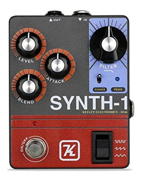 Keeley Synth 1 Reverse Attack Fuzz Wave Generator Guitar Syn 0