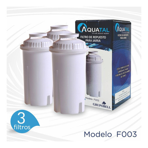 Combo 3 Filtros P/ Jarra Purificadora - Rose - Tulip - Lily 1
