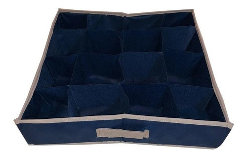Organizador De Cajón Para Ropa Interior 16 Divisiones Azul 0