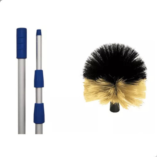 Cabo Extensor 4,5 Metros Com Vassoura Limpa Teto Gesso E 0